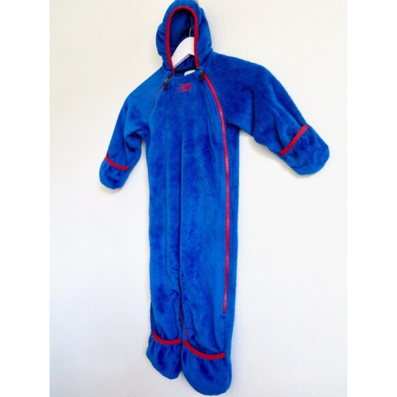 The North Face Kids Vibrant Blue Hooded Footie - Picture 2 of 5